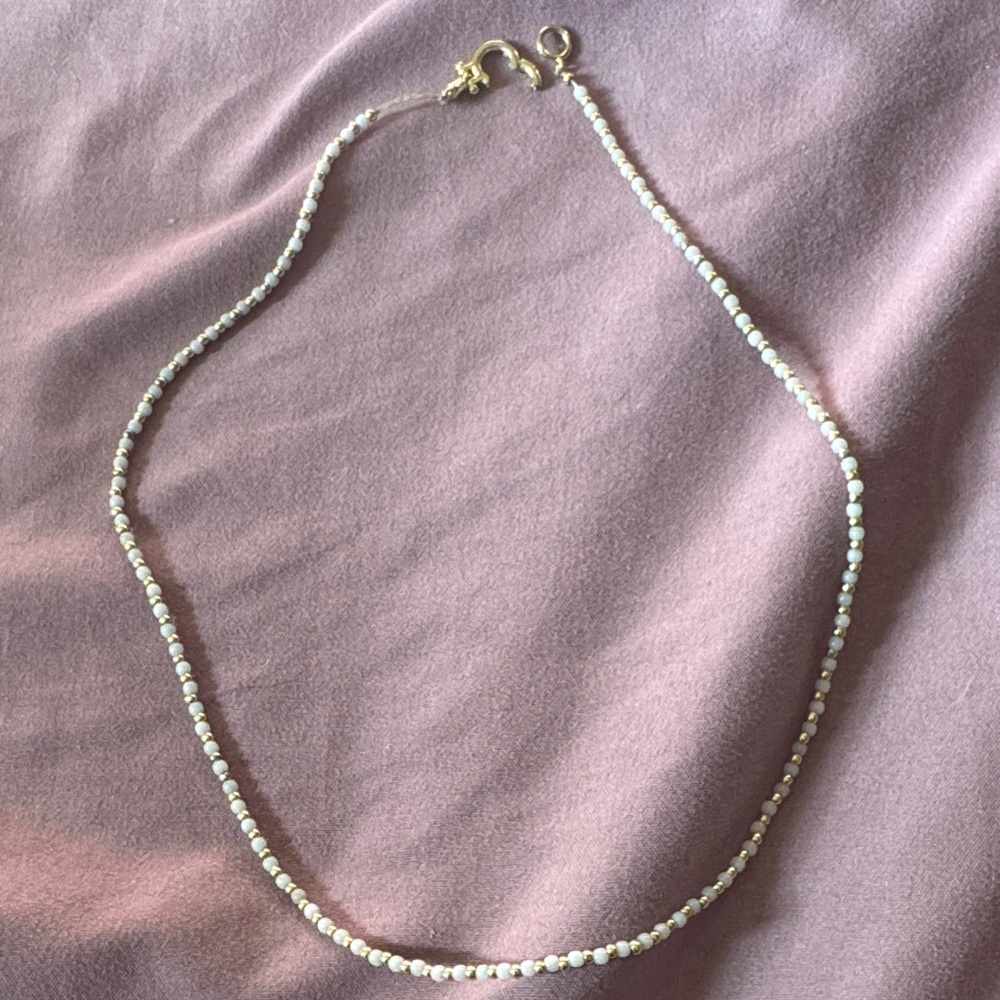 Gorjana poppy pearl necklace